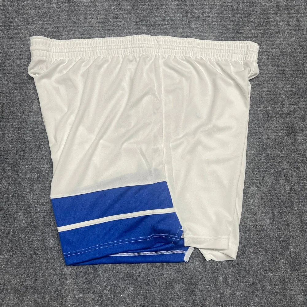 Jordan Shorts Mens 3XL White Blue Basketball Jumpman Overtime Colorblock Light